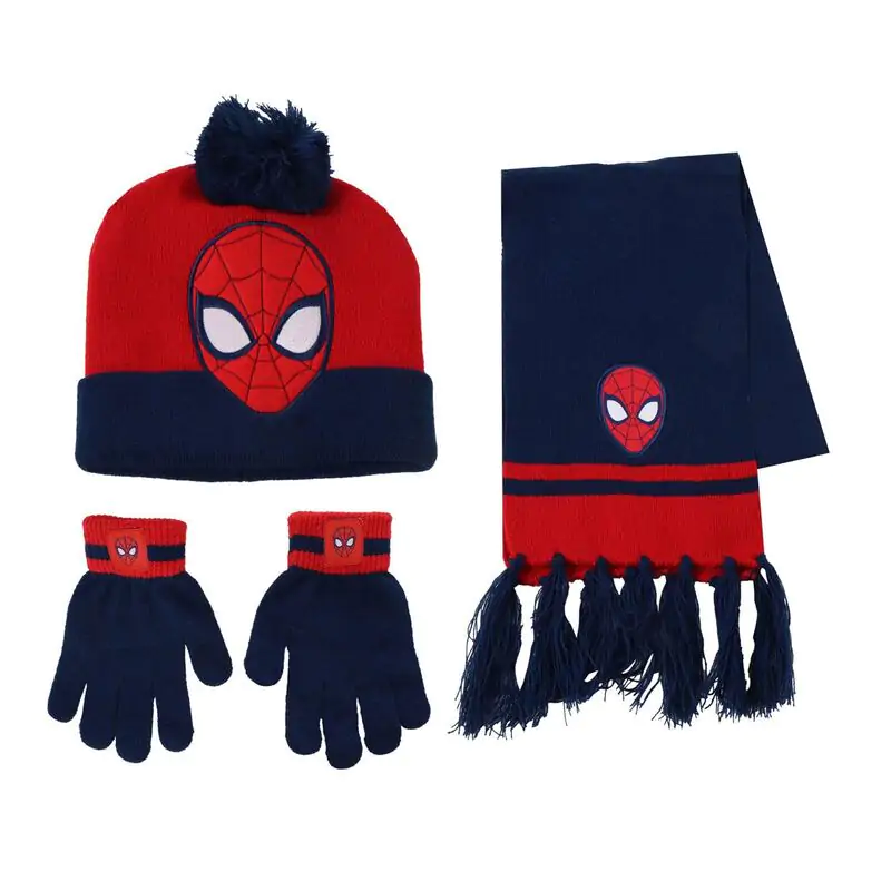 Marvel Spiderman zimski set snood kape i rukavica fotografija proizvoda