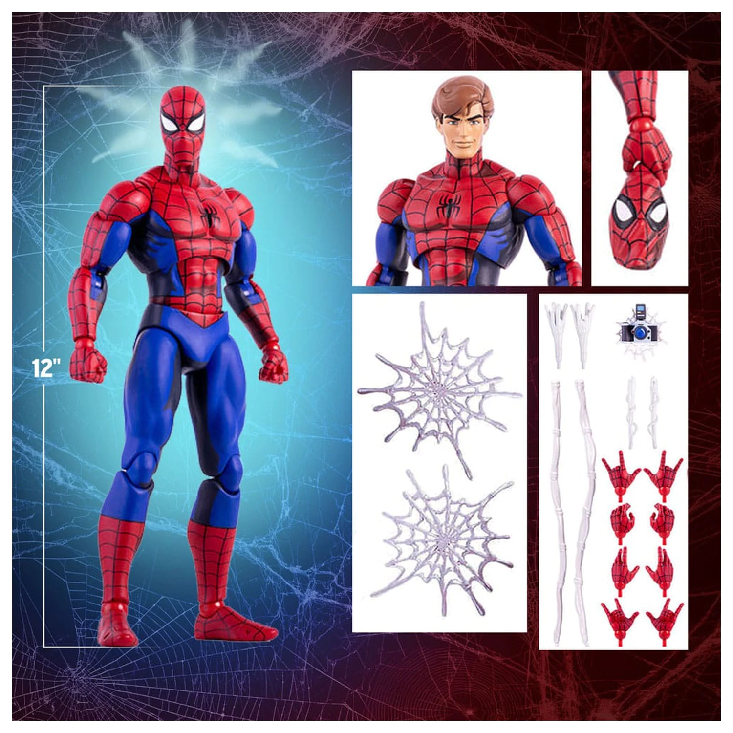 Spider-Man: The Animated Series akcijska figura 1/6 Spider-Man 30 cm fotografija proizvoda