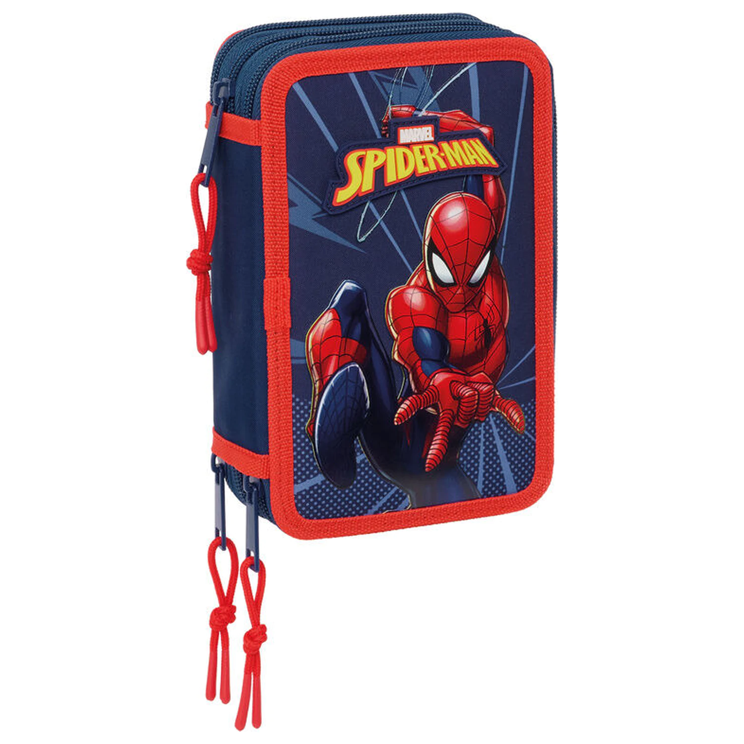 Marvel Spiderman trostruka pernica 37 komada fotografija proizvoda