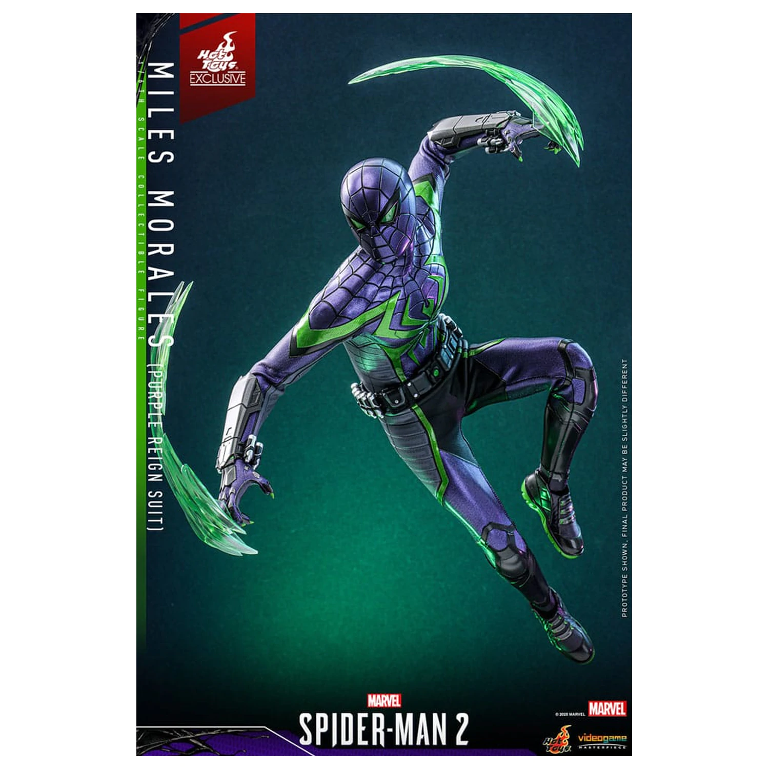 Spider-Man Video Game Masterpiece akcijska figura 1/6 Miles Morales (Purple Reign Suit) Hot Toys Exclusive 30 cm fotografija proizvoda
