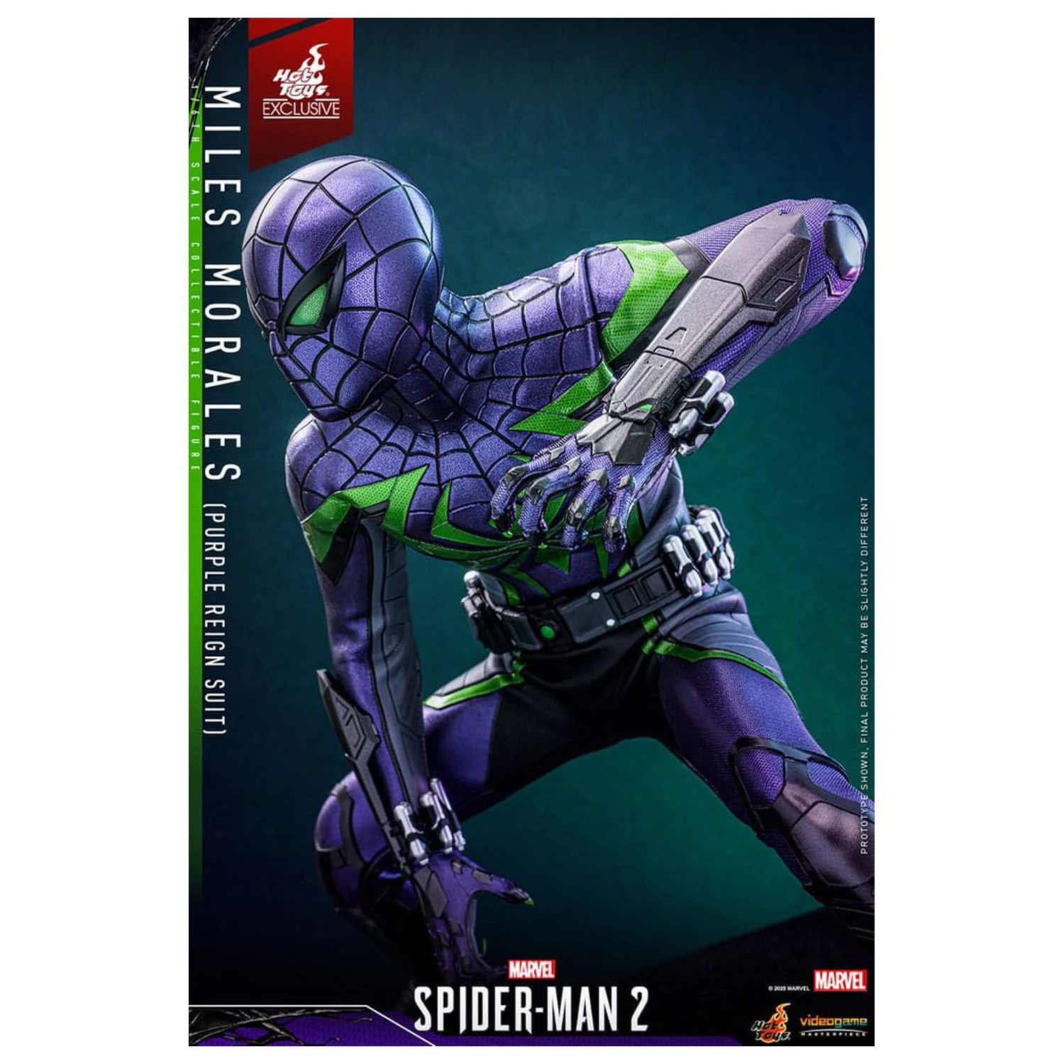 Spider-Man Video Game Masterpiece akcijska figura 1/6 Miles Morales (Purple Reign Suit) Hot Toys Exclusive 30 cm fotografija proizvoda