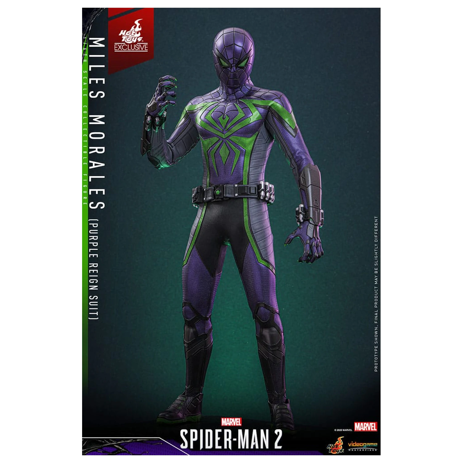 Spider-Man Video Game Masterpiece akcijska figura 1/6 Miles Morales (Purple Reign Suit) Hot Toys Exclusive 30 cm fotografija proizvoda