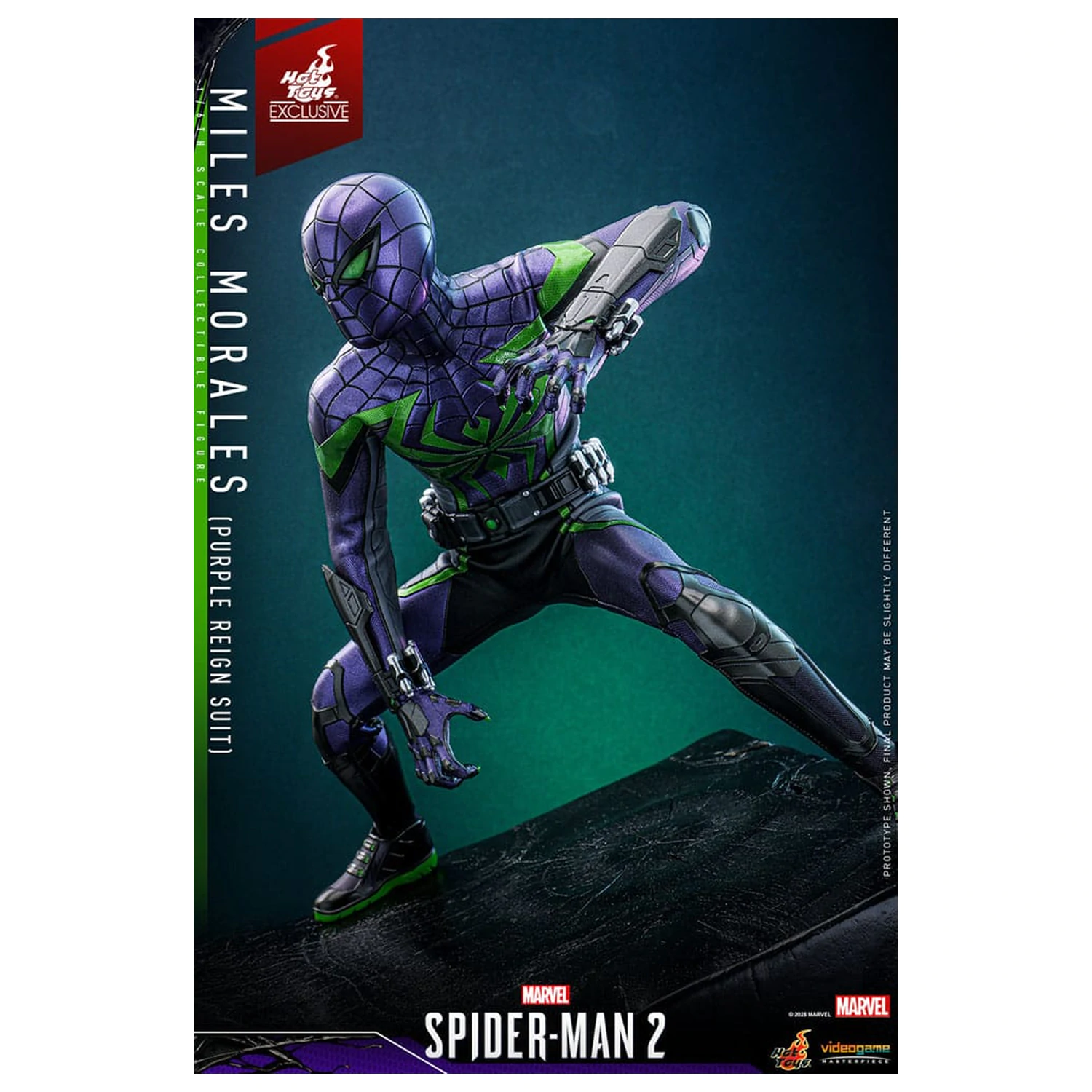 Spider-Man Video Game Masterpiece akcijska figura 1/6 Miles Morales (Purple Reign Suit) Hot Toys Exclusive 30 cm fotografija proizvoda