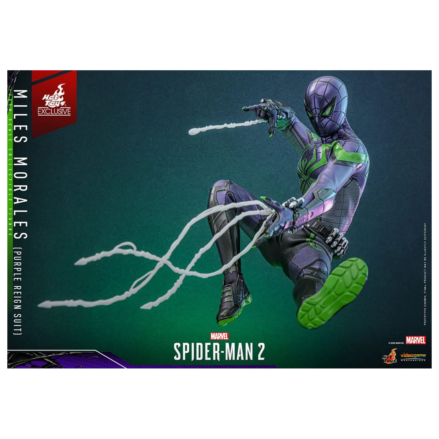 Spider-Man Video Game Masterpiece akcijska figura 1/6 Miles Morales (Purple Reign Suit) Hot Toys Exclusive 30 cm fotografija proizvoda