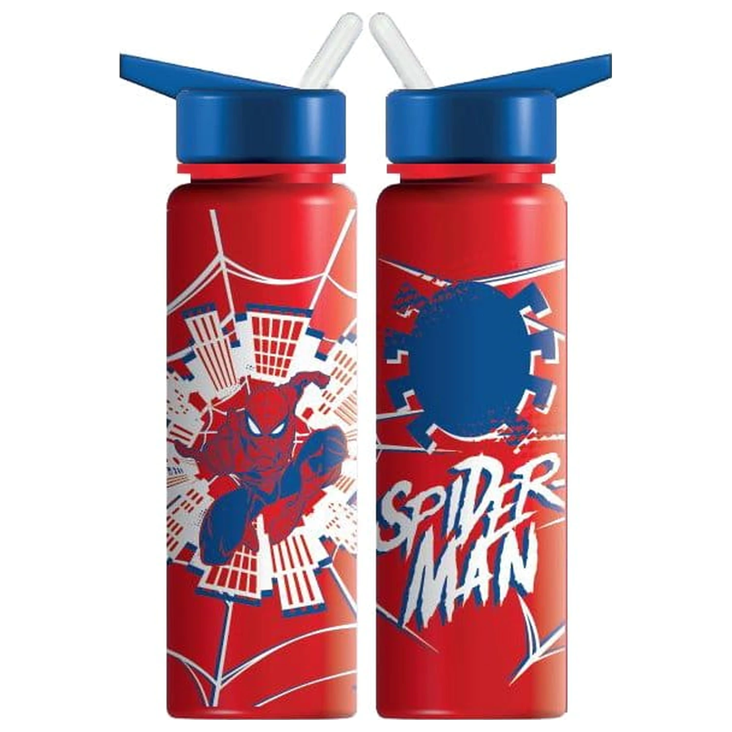 Spider-Man boca za piće crvena, bijela i plava fotografija proizvoda