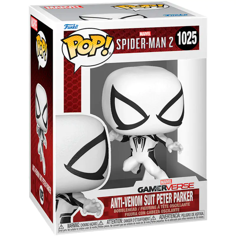 Spiderman 2 Funko POP! Games Vinilna Figura Anti-Venom Peter 9 cm fotografija proizvoda