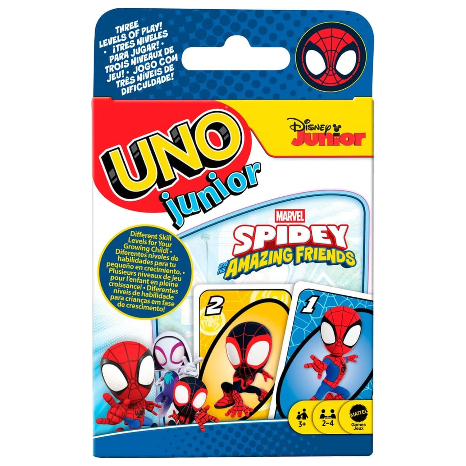 Spidey & His Amazing Friends UNO Junior kartaška igra fotografija proizvoda