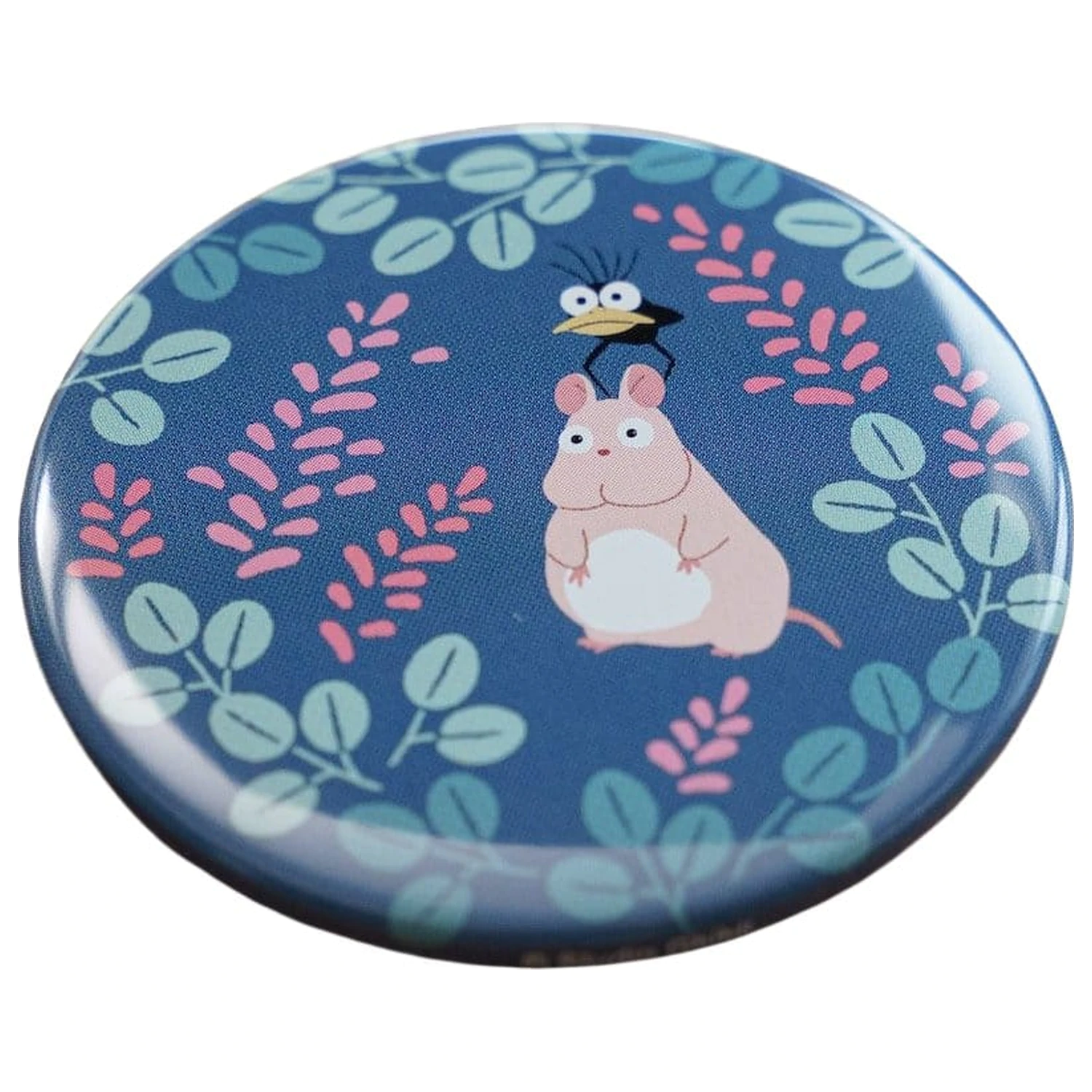 Spirited Away pin Boh miš i ptica 5 cm fotografija proizvoda