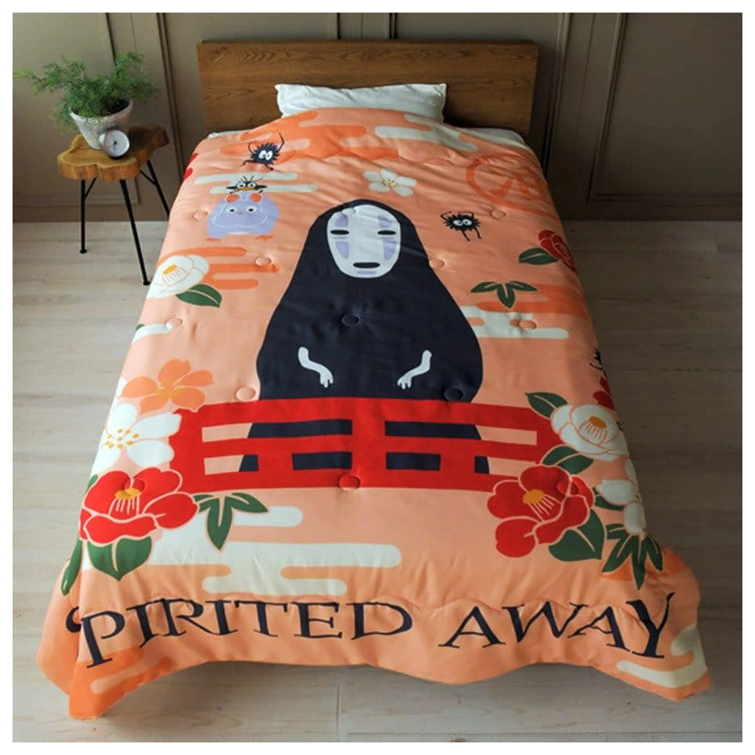 Spirited Away Natsu poplun No Face & Flowers fotografija proizvoda