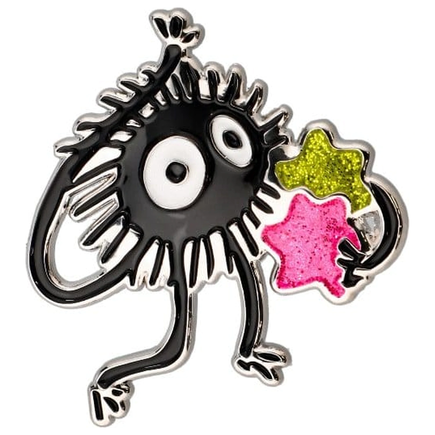 Spirited Away Metalna broš Susuwatari fotografija proizvoda