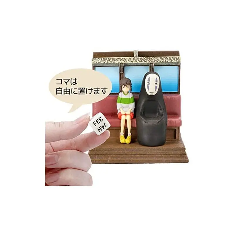 Spirited Away Statue Trokolica Diorama / Calendar Take Unabara Train 11 cm fotografija proizvoda