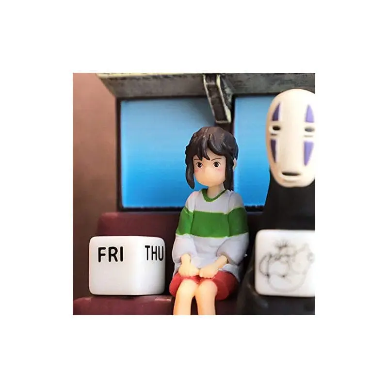 Spirited Away Statue Trokolica Diorama / Calendar Take Unabara Train 11 cm fotografija proizvoda