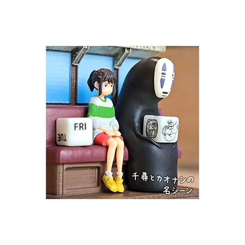 Spirited Away Statue Trokolica Diorama / Calendar Take Unabara Train 11 cm fotografija proizvoda