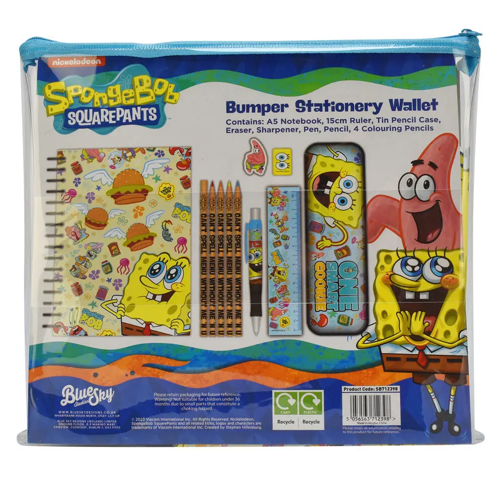 Sponge Bob set uredskog materijala fotografija proizvoda