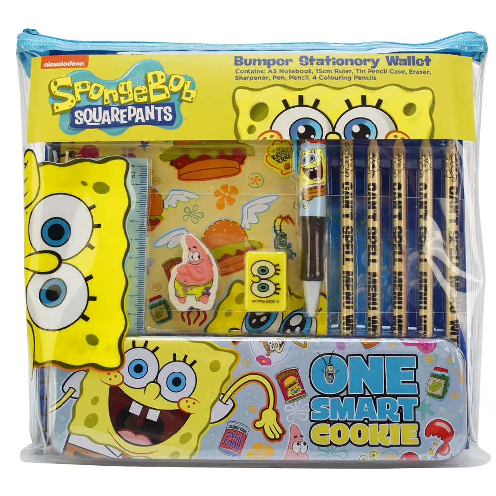 Sponge Bob set uredskog materijala fotografija proizvoda