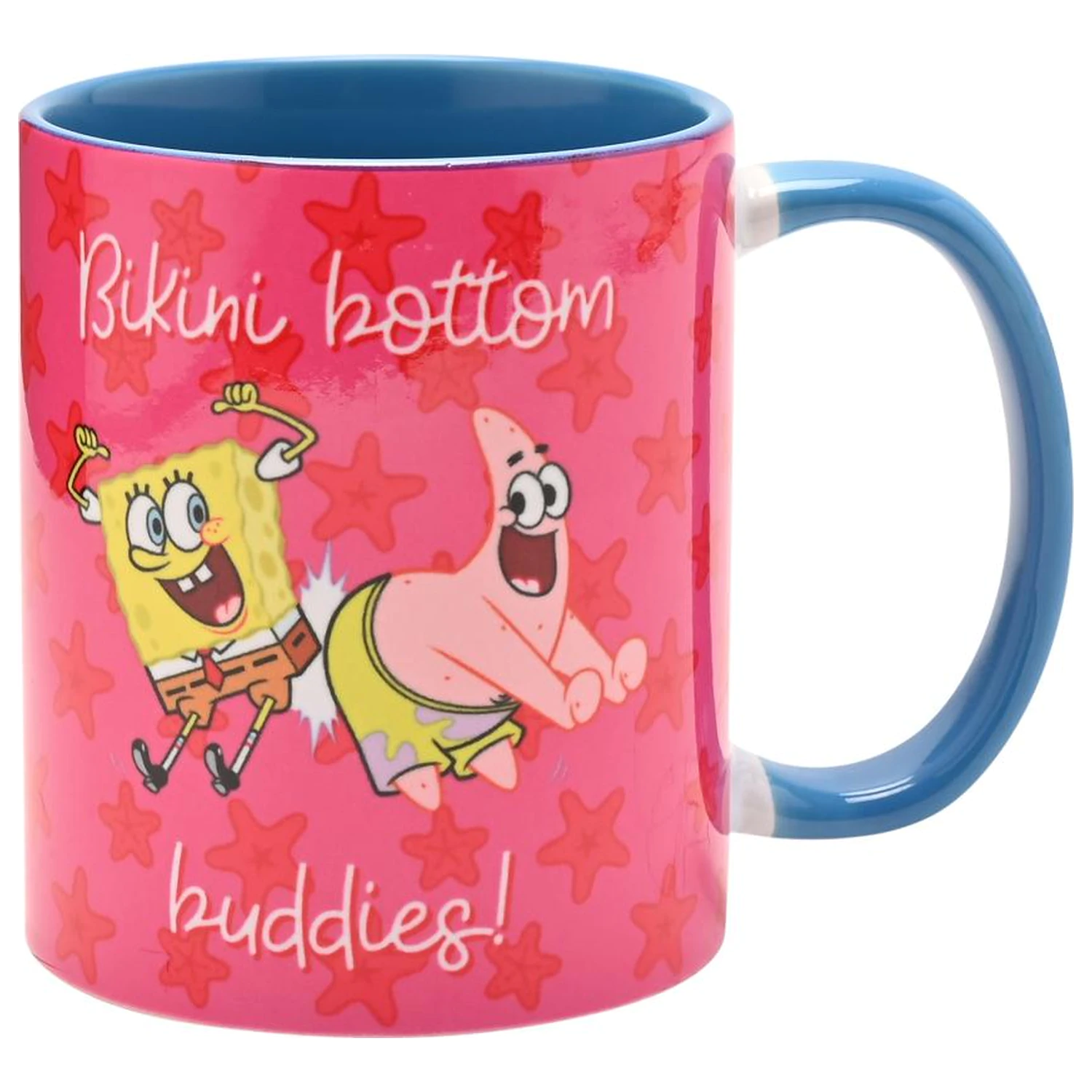 SpongeBob Bikini Bottom Buddies šalica u boji iznutra 325 ml fotografija proizvoda