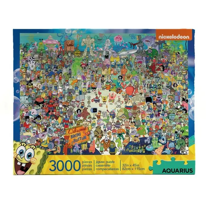 SpongeBob Jigsaw Puzzle Bikini Bottom (3000 dijelova) fotografija proizvoda