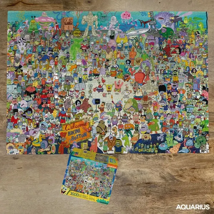 SpongeBob Jigsaw Puzzle Bikini Bottom (3000 dijelova) fotografija proizvoda