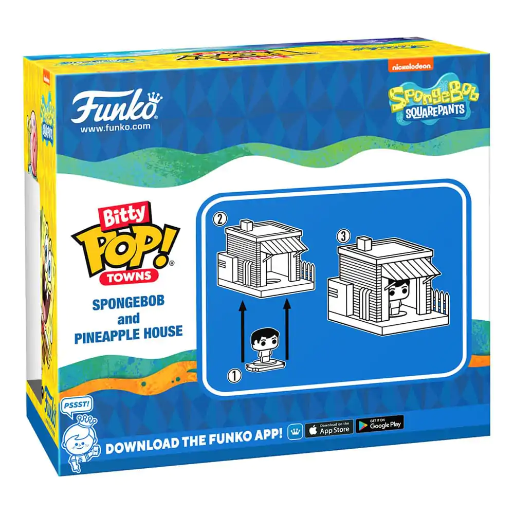 Spongebob Bitty Funko POP! Town Vinil Figura Spužva Bob kod Kuće fotografija proizvoda