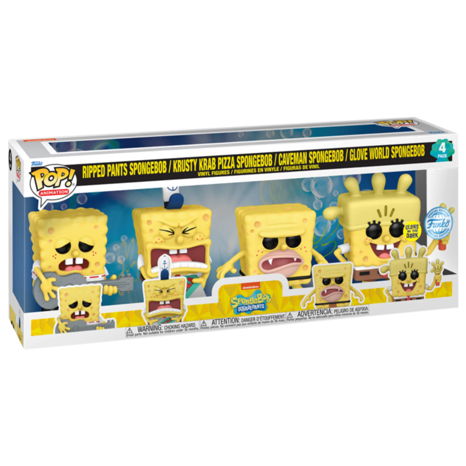 Spongebob Funko POP! Television Vinyl Figure set od 4 (EMEA) 9 cm fotografija proizvoda