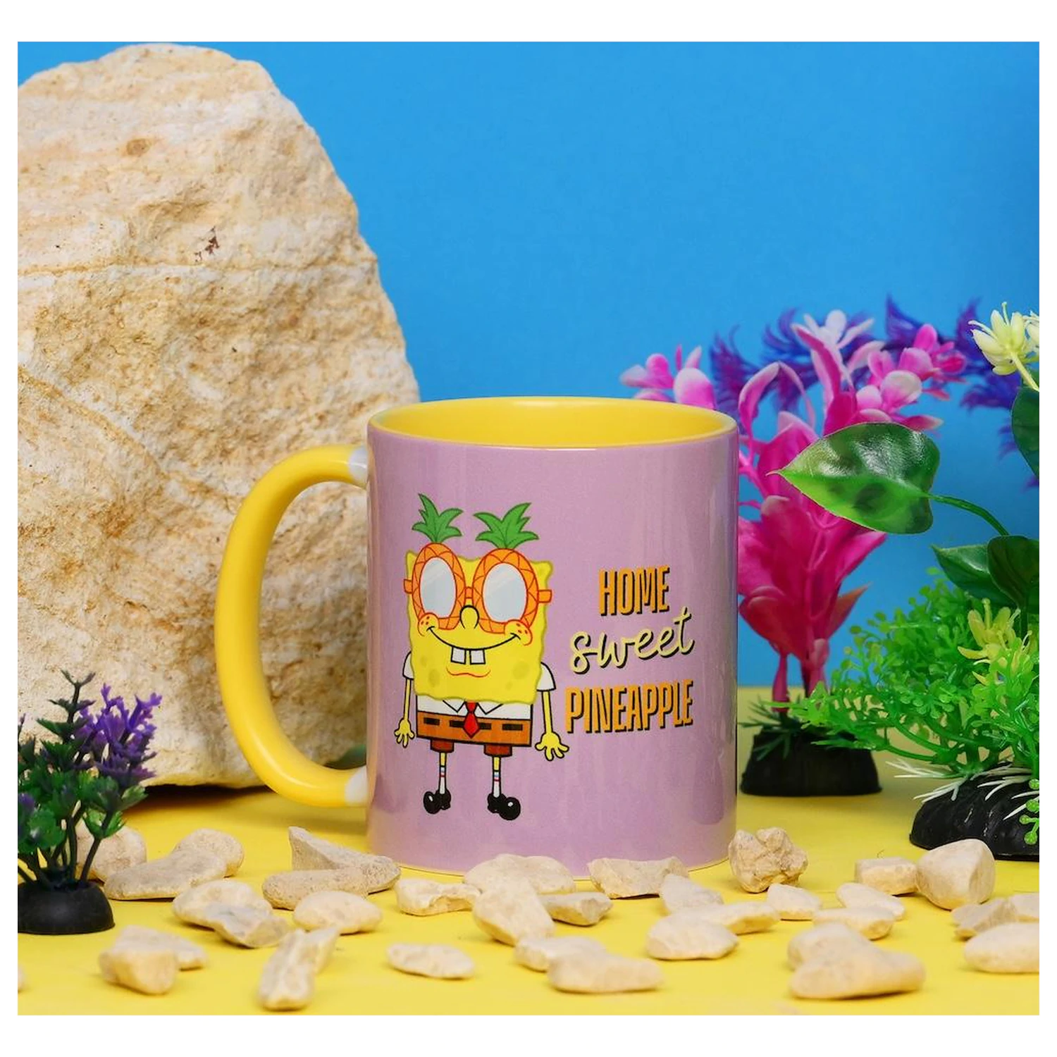 SpongeBob Home Sweet Pineapple unutarnje obojena šalica 325 ml fotografija proizvoda