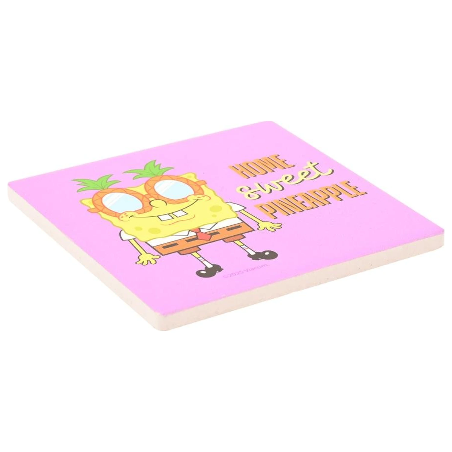 SpongeBob Home Sweet Pineapple Keramički kvadratni podmetač fotografija proizvoda
