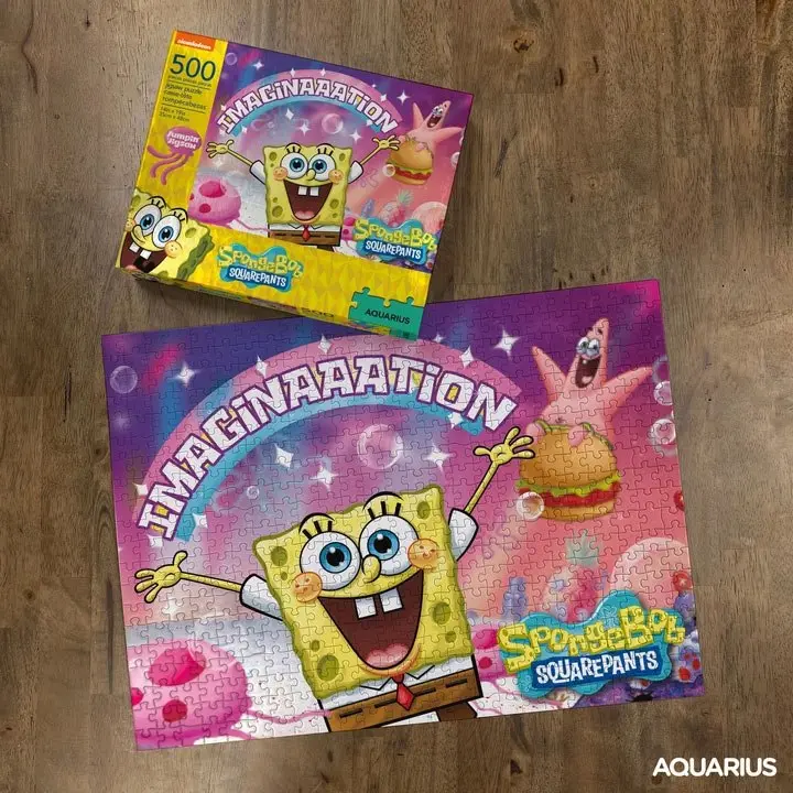 SpongeBob Jigsaw Puzzle Imaginaaation (500 dijelova) fotografija proizvoda