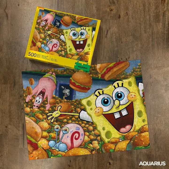 SpongeBob Jigsaw Puzzle Krabby Patties (500 dijelova) fotografija proizvoda