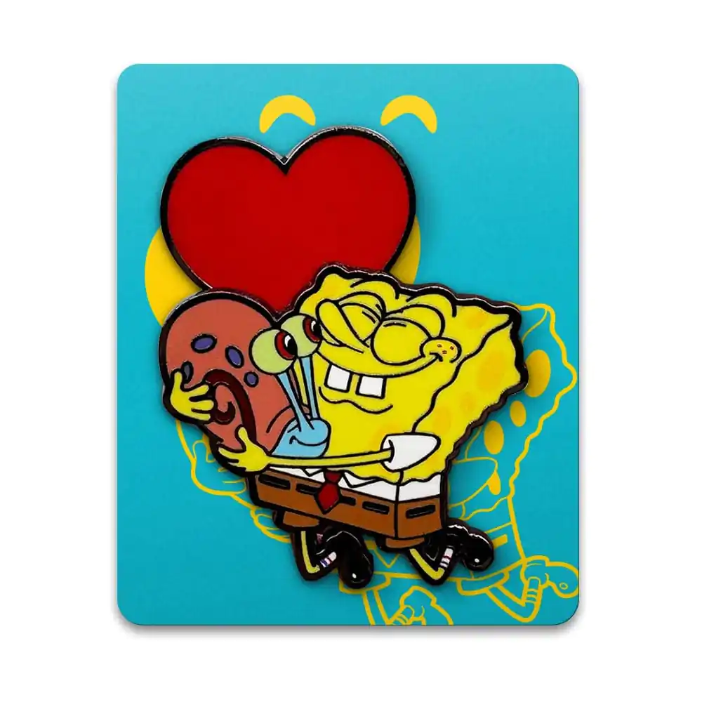 SpongeBob SquarePants Bobble Pin Značka Spongebob Srce 5 cm fotografija proizvoda