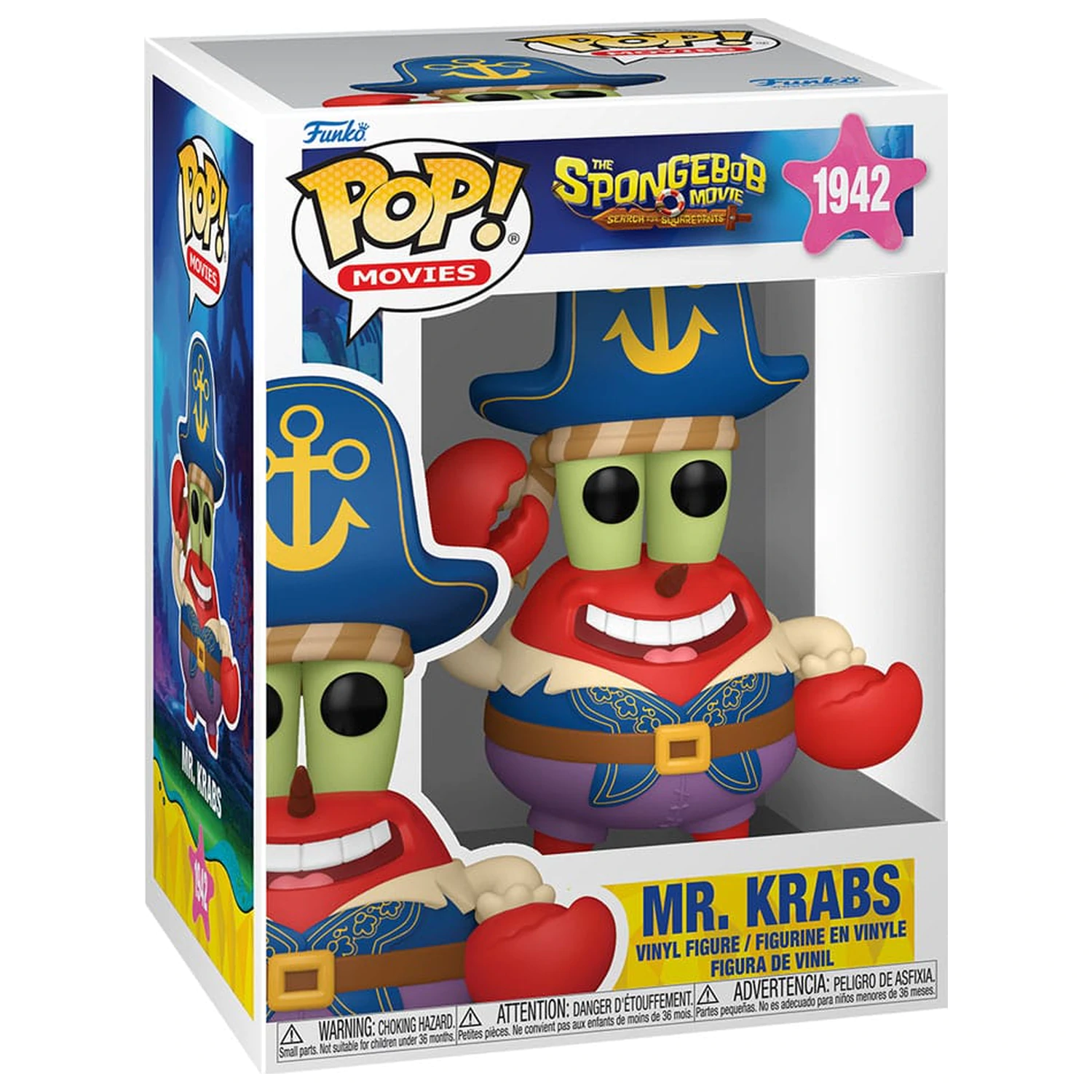 SpongeBob SquarePants Funko POP! Vinyl figura Mr. Krabs (Pirate) 9 cm fotografija proizvoda