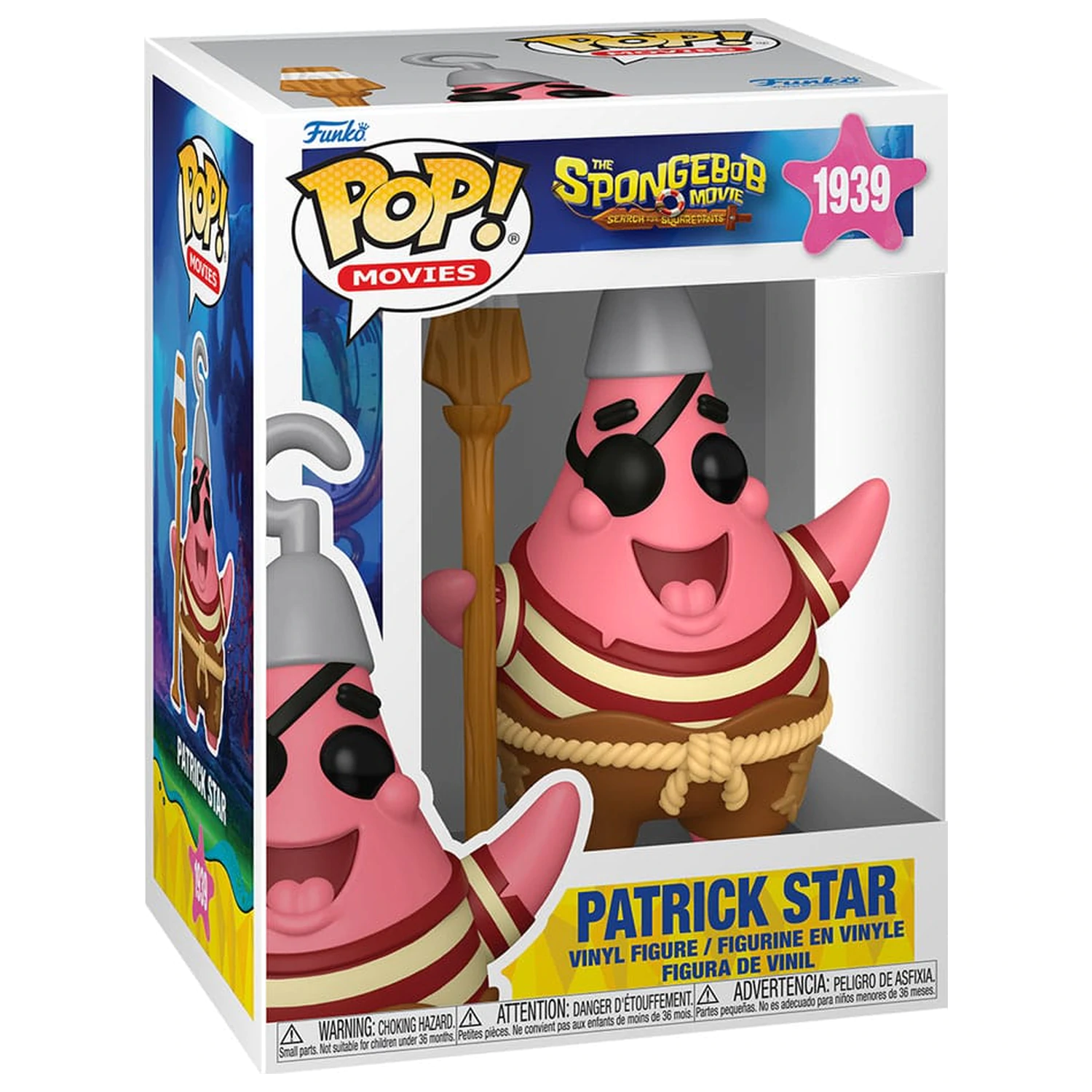 SpongeBob SquarePants Funko POP! Vinilna figura Patrick Star (Pirat) 9 cm fotografija proizvoda