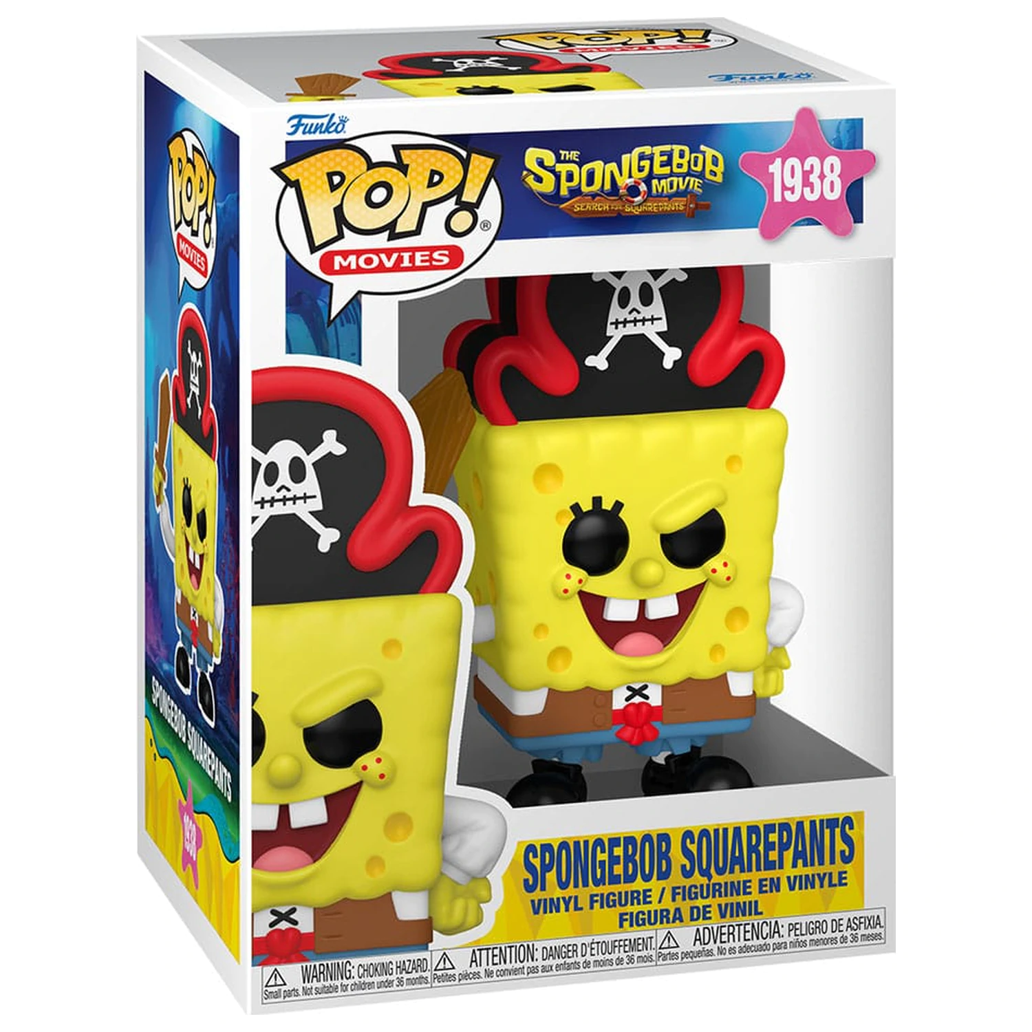 SpongeBob SquarePants Funko POP! Vinyl figura SquarePants (Pirate) 9 cm fotografija proizvoda