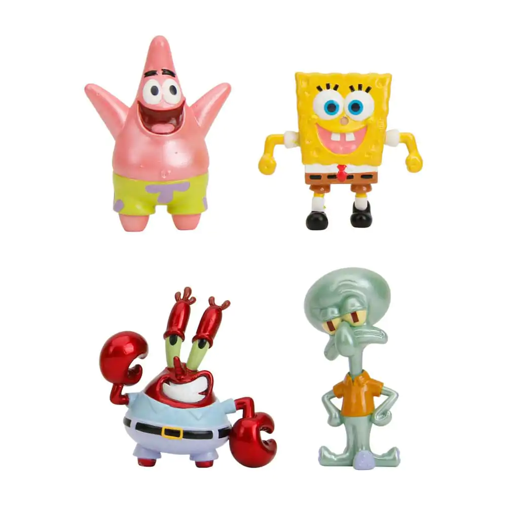 Spongebob Squarepants Nano Metalfigs Diecast Mini Figurice Set od 4 komada Wave 1 4 cm fotografija proizvoda