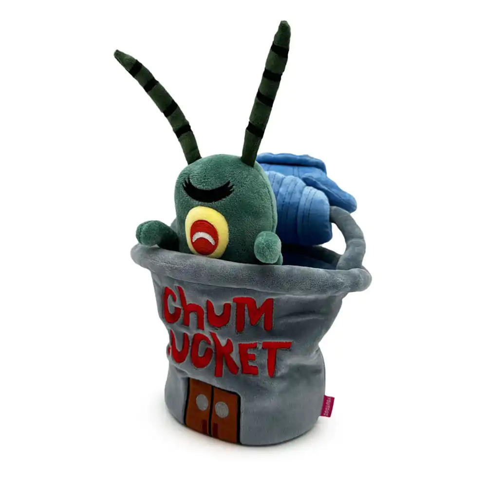 SpongeBob SquarePants Plišana Figura Plankton Chum Bucket 22 cm fotografija proizvoda