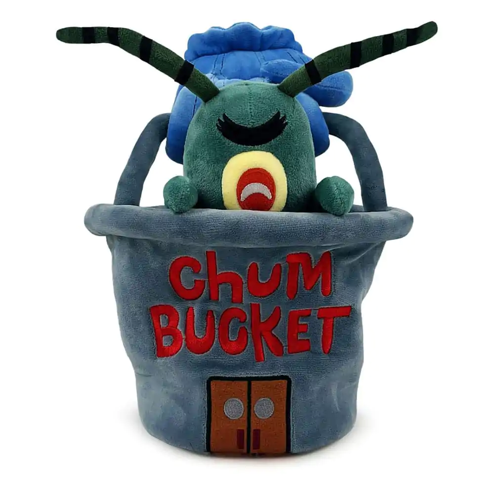 SpongeBob SquarePants Plišana Figura Plankton Chum Bucket 22 cm fotografija proizvoda