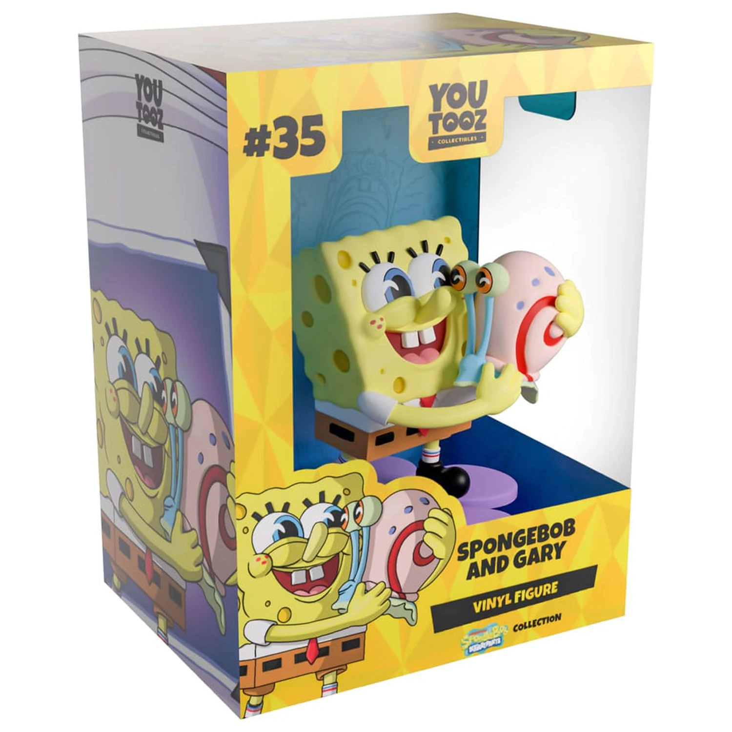 SpongeBob SquarePants vinilna figura Spužva Boba i puža Garyja, 9 cm fotografija proizvoda