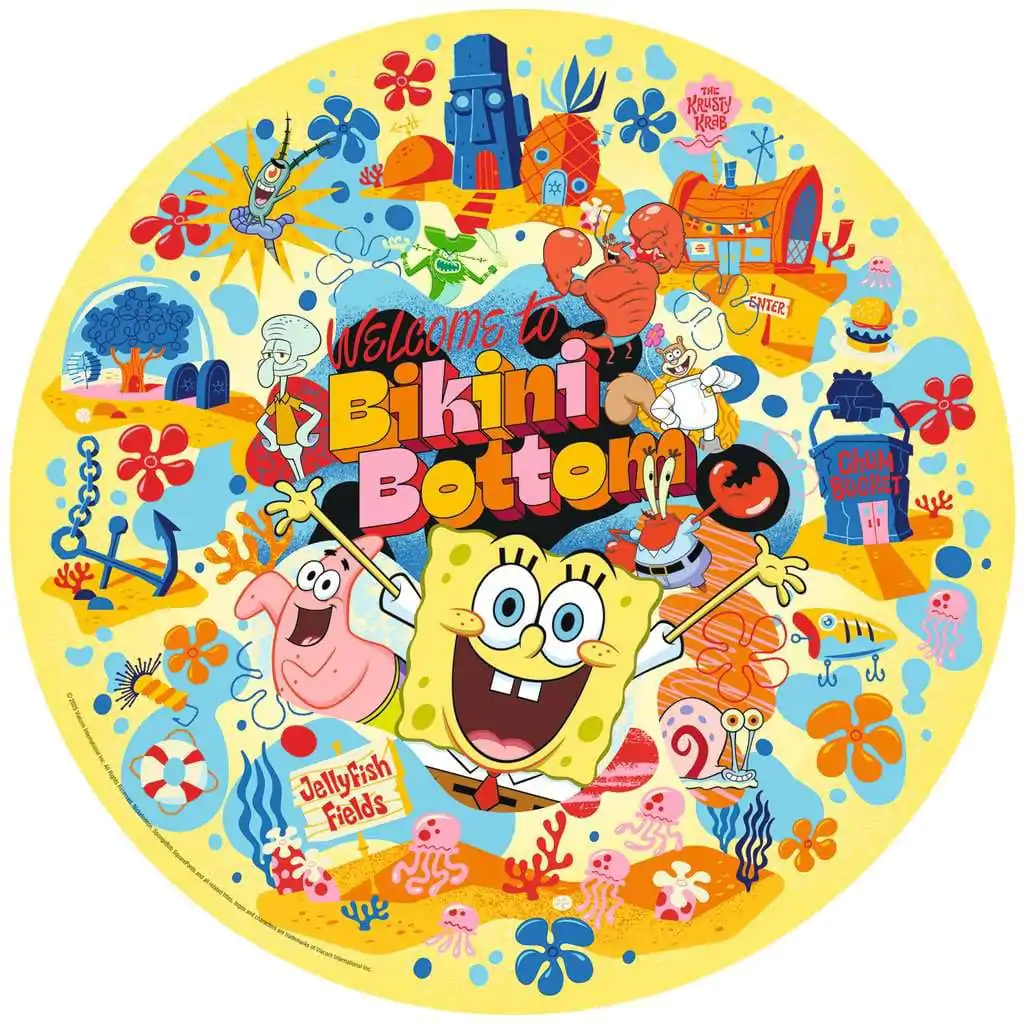 SpongeBob SquarePants Okrugla Slagalica Welcome to Bikini Bottom (500 dijelova) fotografija proizvoda