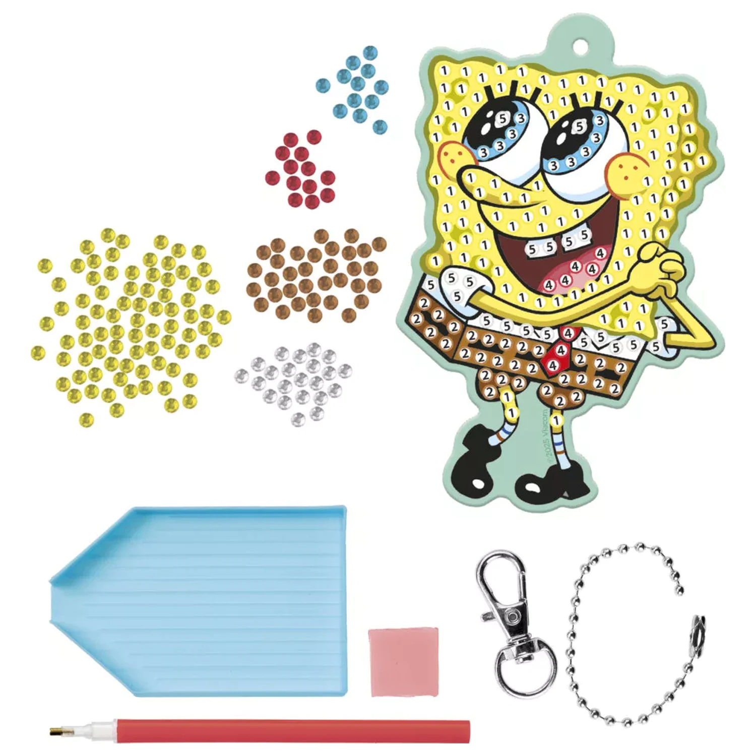 SpongeBob Smile Diamond set za izradu privjesaka za ključeve fotografija proizvoda