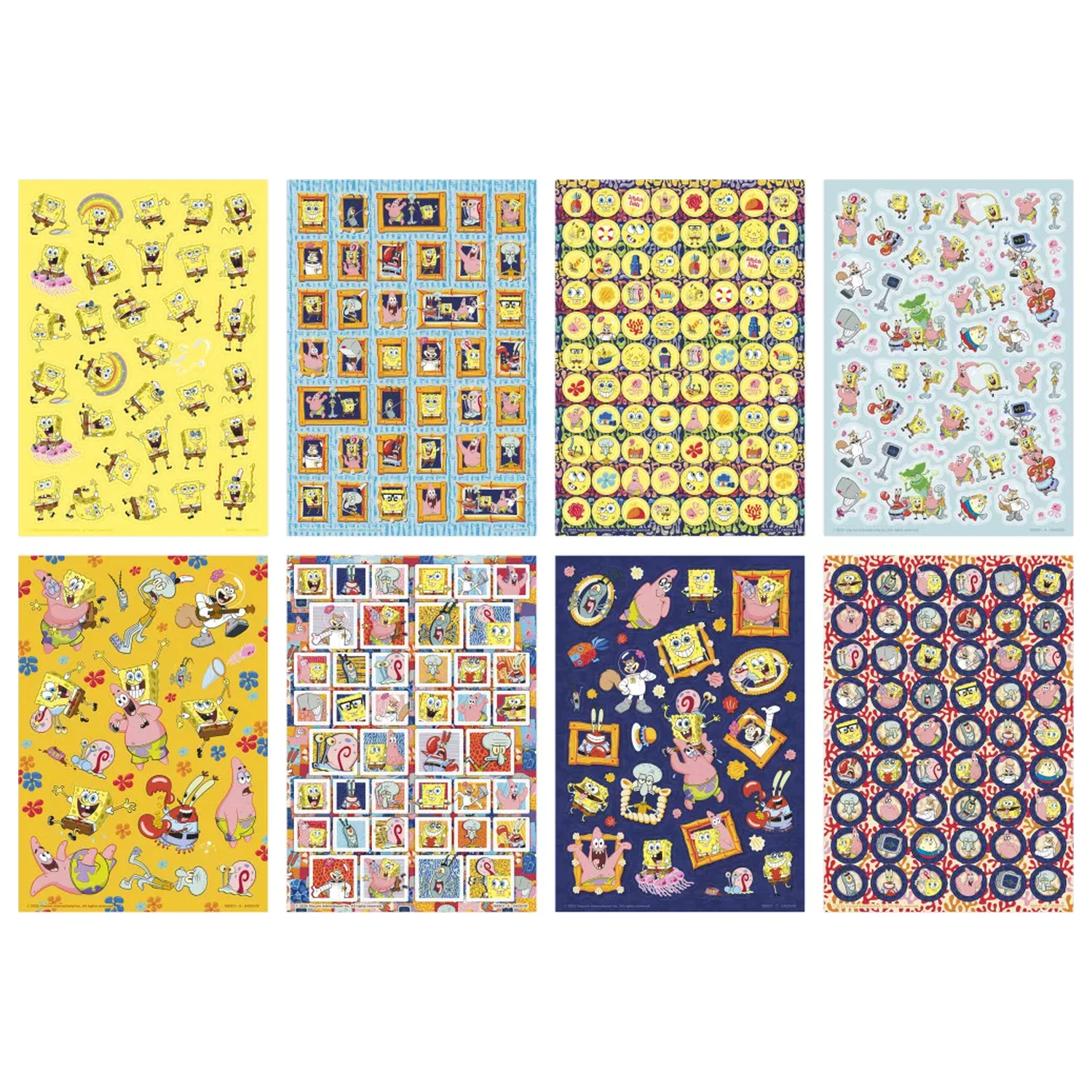 SpongeBob Smile paket naljepnica, 8 listova fotografija proizvoda