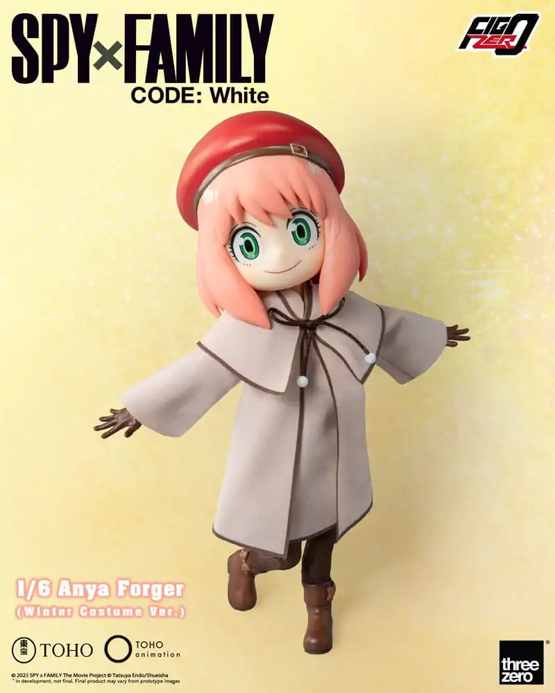 Spy x Family Code: White FigZero akcijska figura 1/6 Anya Forger zimska kostimska verzija 17 cm fotografija proizvoda