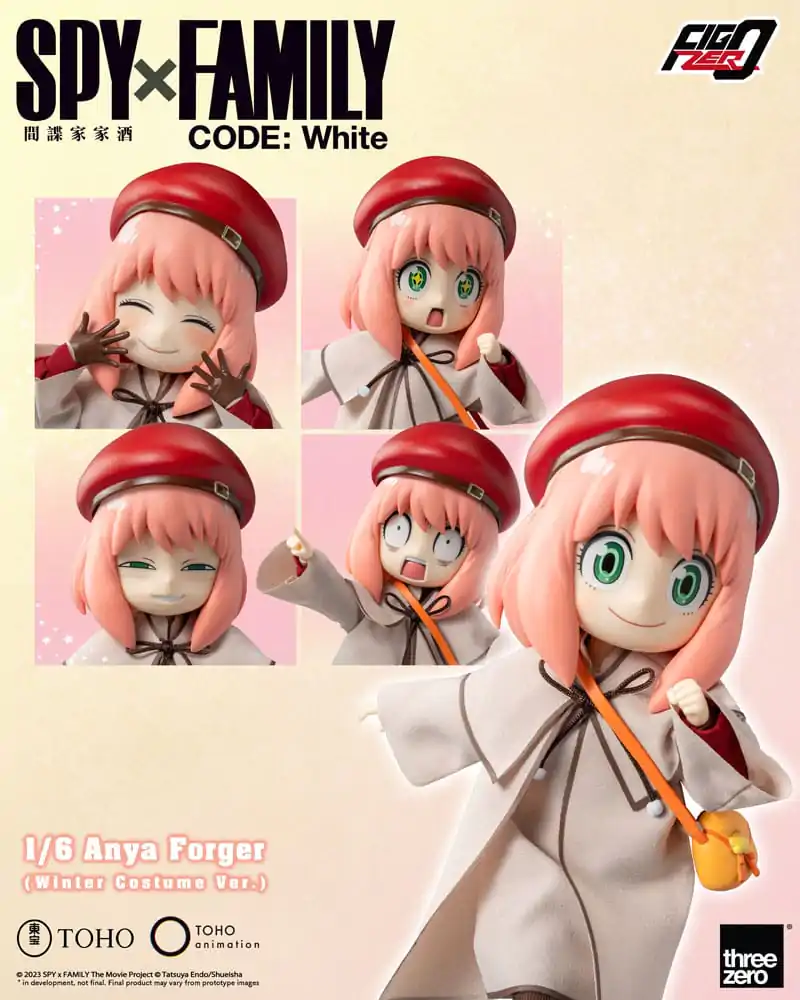 Spy x Family Code: White FigZero akcijska figura 1/6 Anya Forger zimska kostimska verzija 17 cm fotografija proizvoda