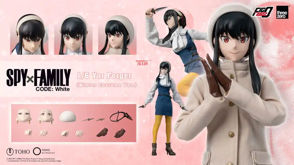 Spy x Family FigZero akcijska figura 1/6 Yor Forger (Winter Costume Ver.) 28 cm fotografija proizvoda