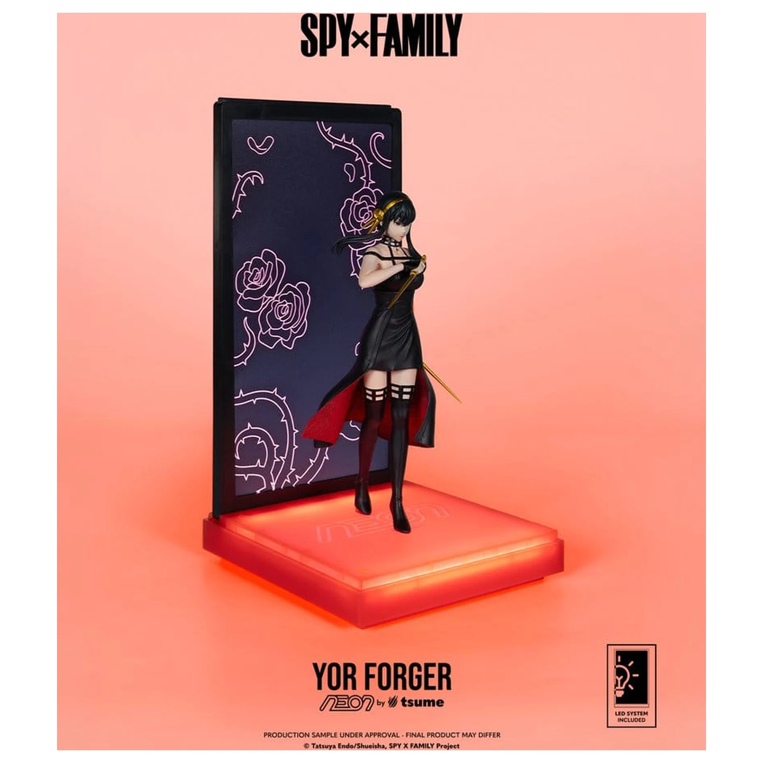 Spy x Family Neon Figura 1/9 Yor Forger 20 cm fotografija proizvoda