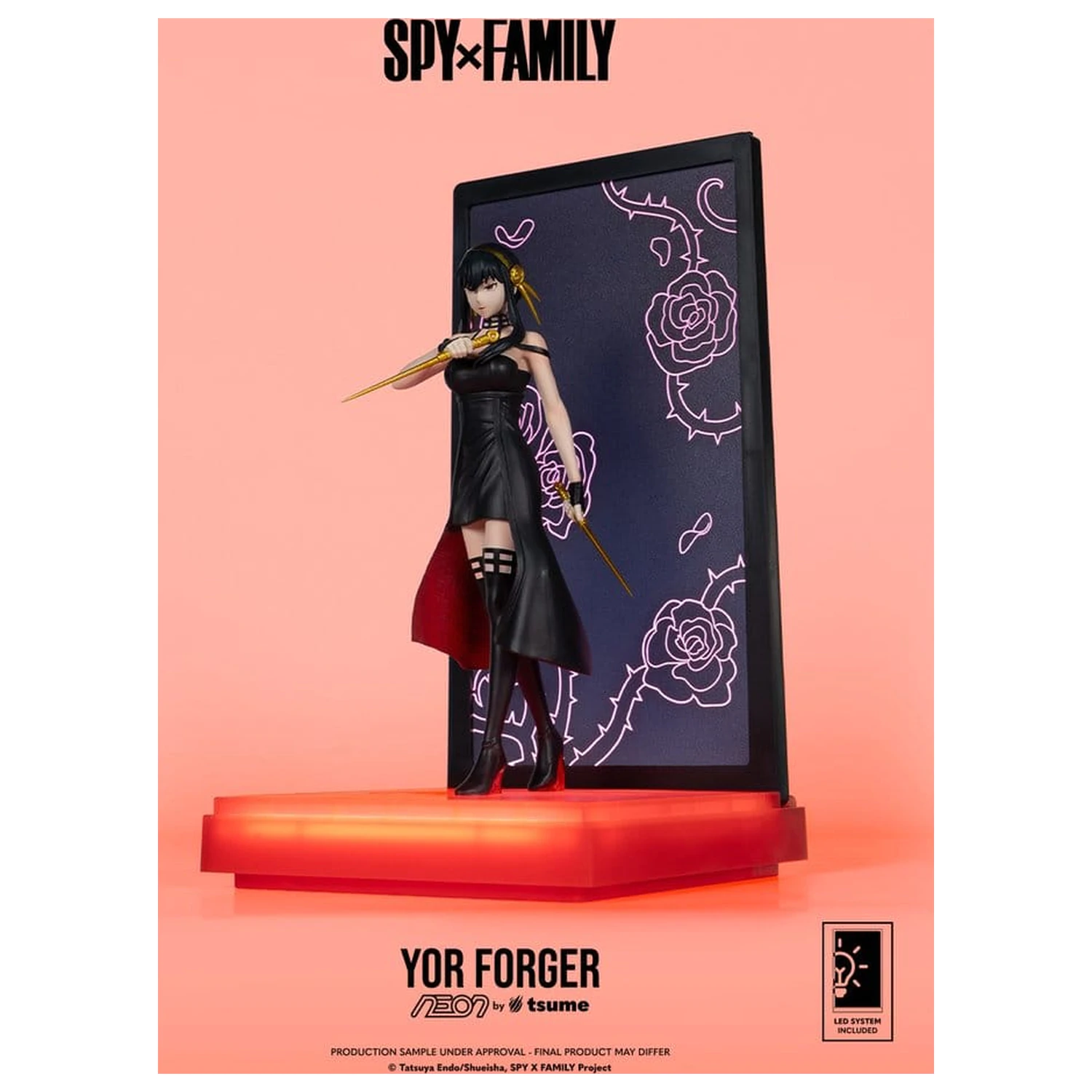Spy x Family Neon Figura 1/9 Yor Forger 20 cm fotografija proizvoda