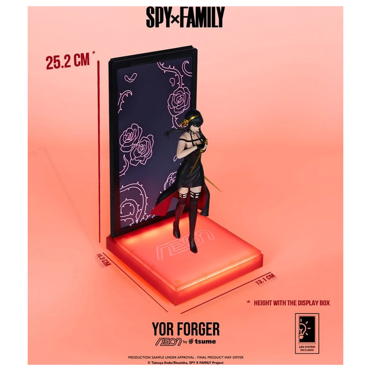 Spy x Family Neon Figura 1/9 Yor Forger 20 cm fotografija proizvoda