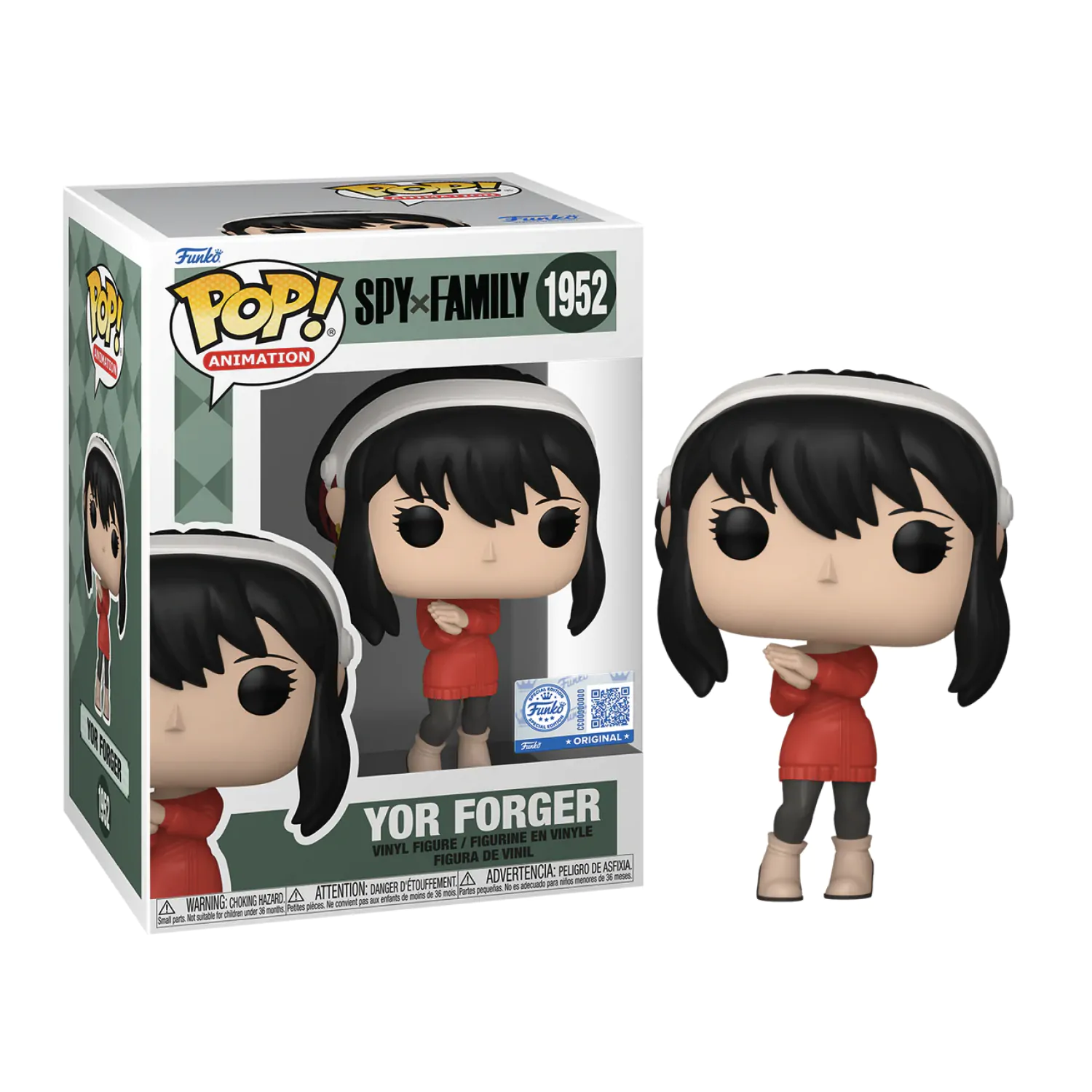 Spy x Family Pop! Animation Vinyl figura Yor Forger (Red Sweater) Exclusive 9 cm fotografija proizvoda