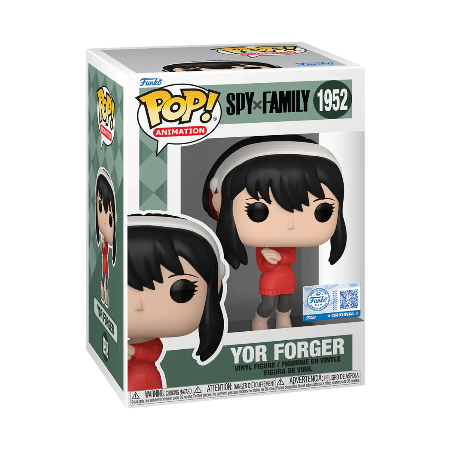 Spy x Family Pop! Animation Vinyl figura Yor Forger (Red Sweater) Exclusive 9 cm fotografija proizvoda