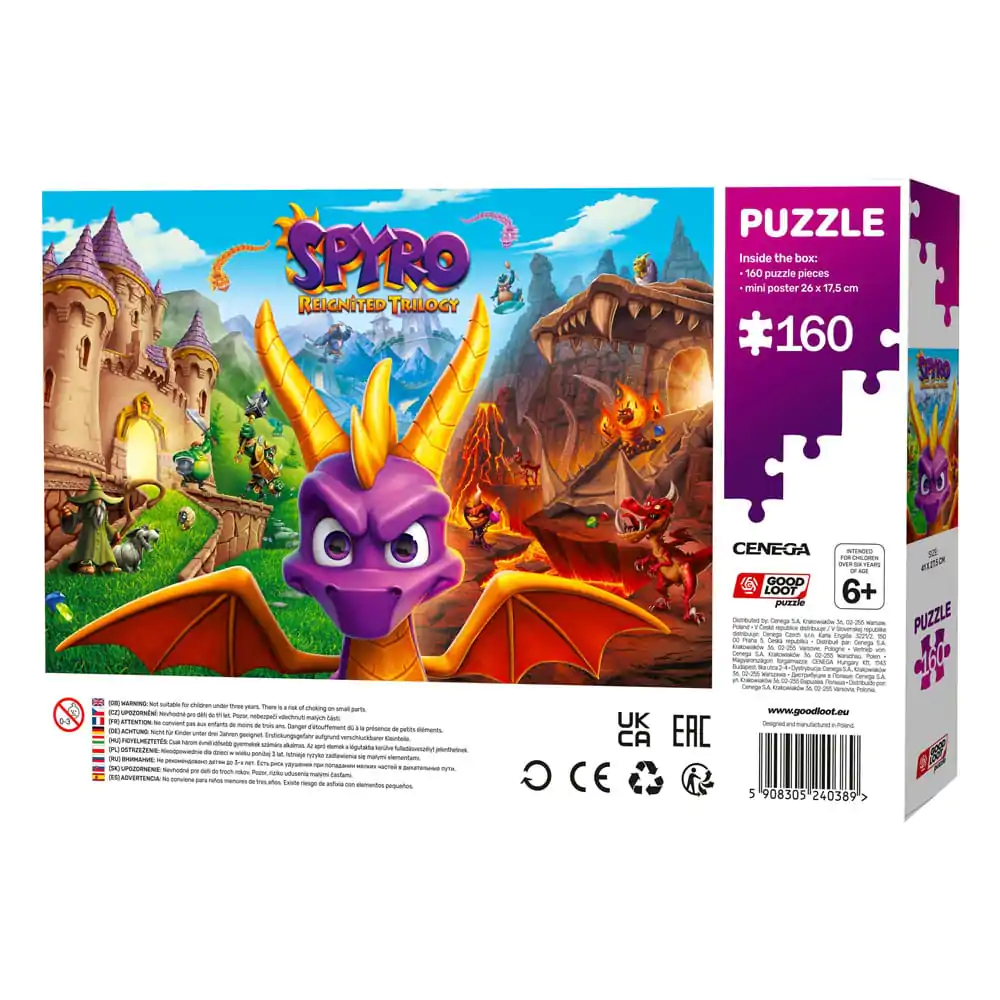 Spyro Reignited Trilogy Dječja Puzzle (160 dijelova) fotografija proizvoda