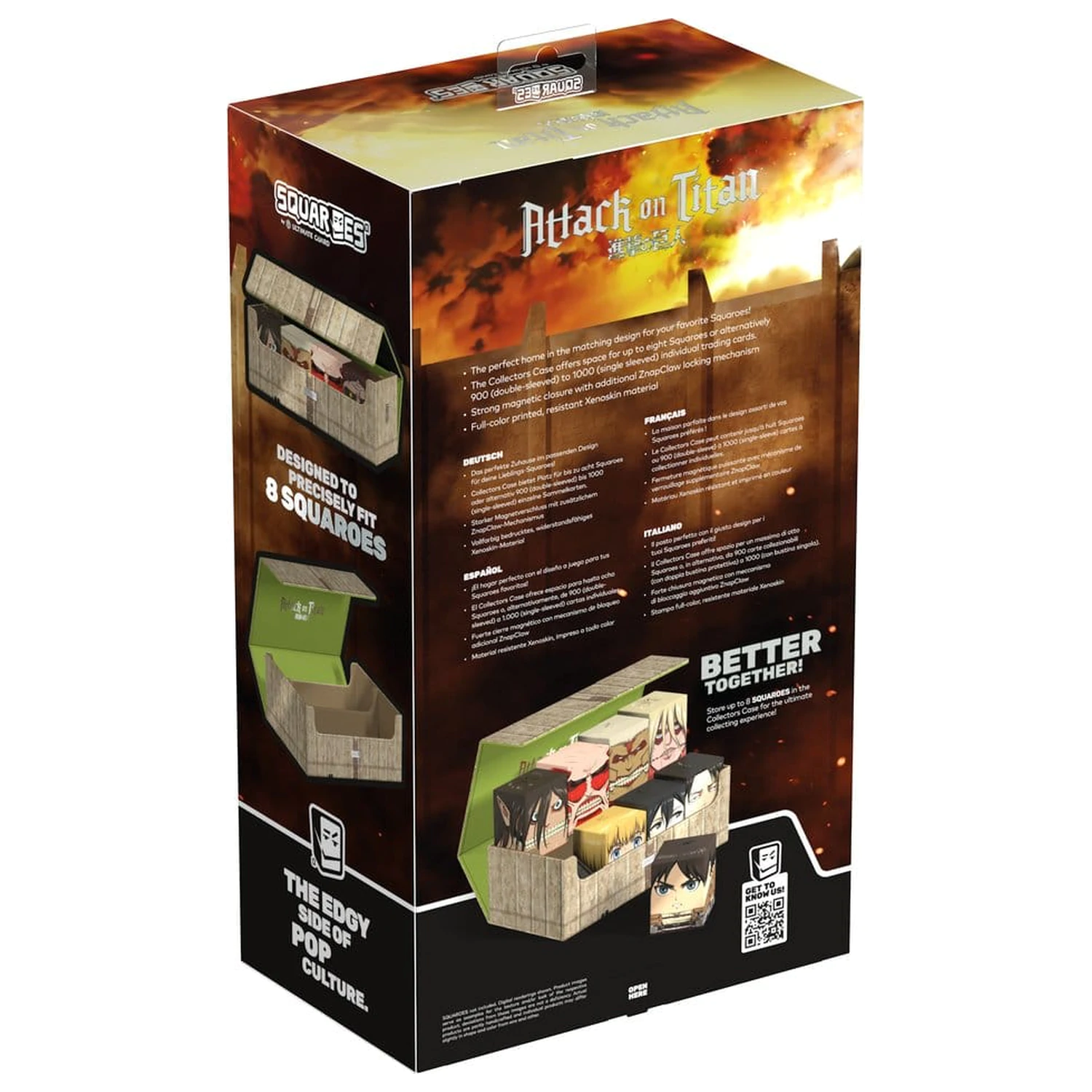 Squaroes - Kolekcionarska torbica 800 Attack on Titan - Shiganshina District fotografija proizvoda