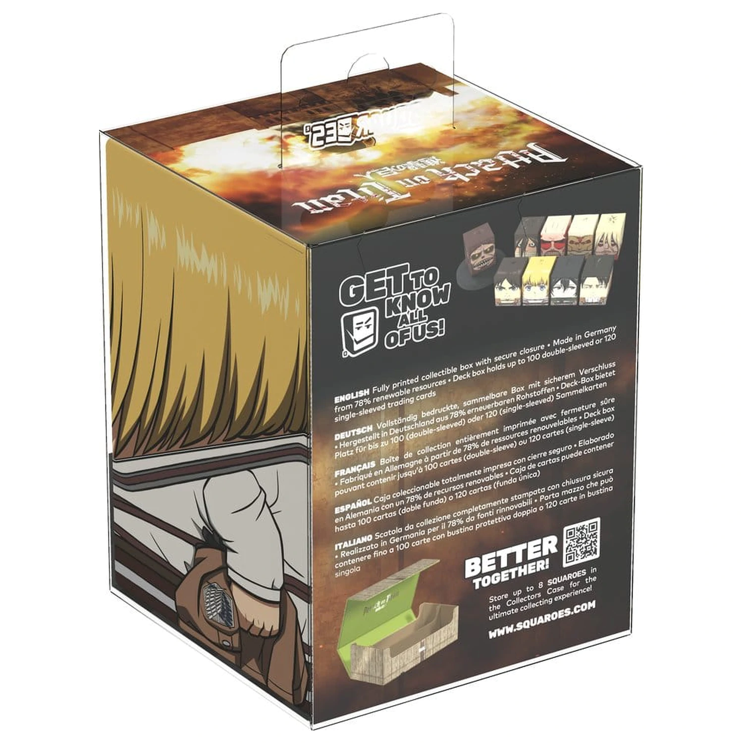 Squaroes Squaroe Attack on Titan AOT002 - Armin Arlert fotografija proizvoda